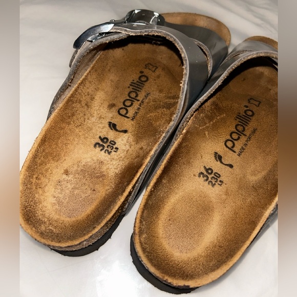 Chrome Silver Metallic Birkenstocks - Picture 8 of 16